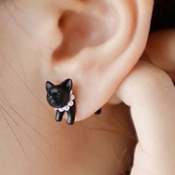 🎉HP🎉 Cutest cat earrings ever! - Picture 2 of 4